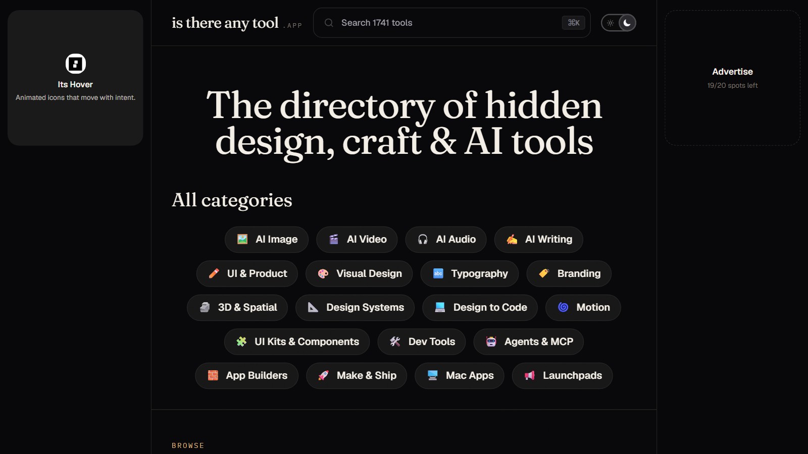 isthereanytool preview
