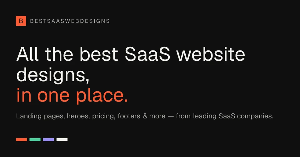 Best SaaS Web Designs preview