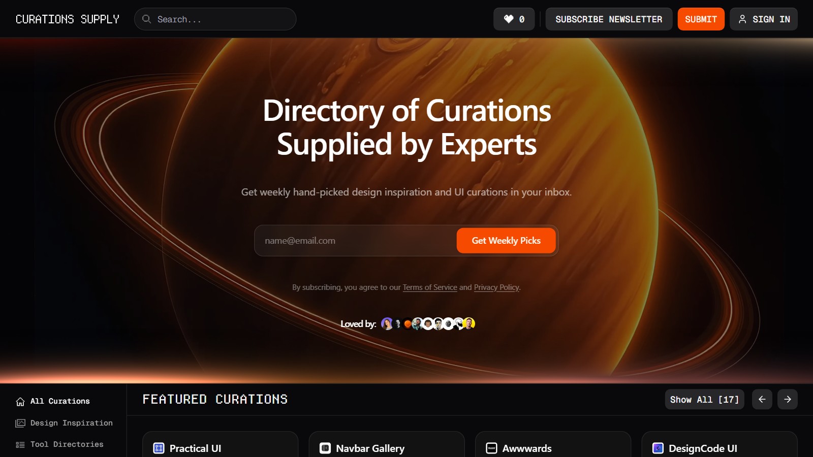 Curations preview
