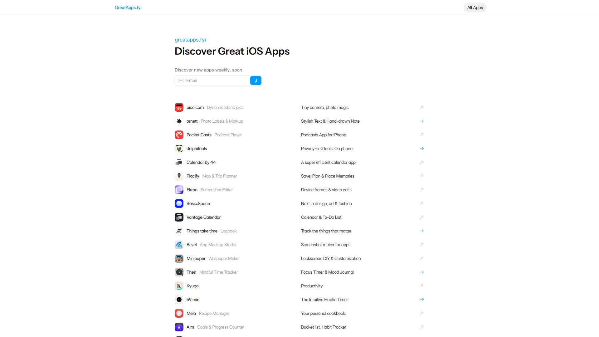 Great Apps preview