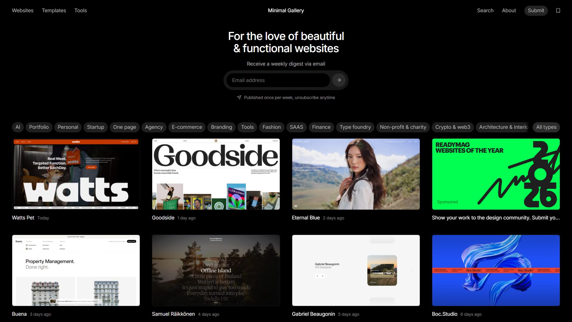 Minimal Gallery preview