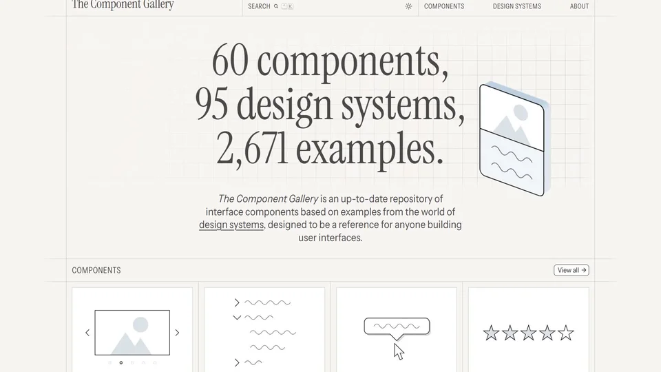 Component Gallery preview