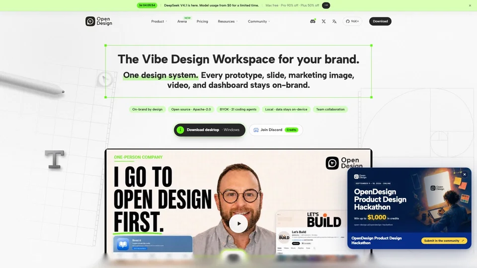 Open Design preview