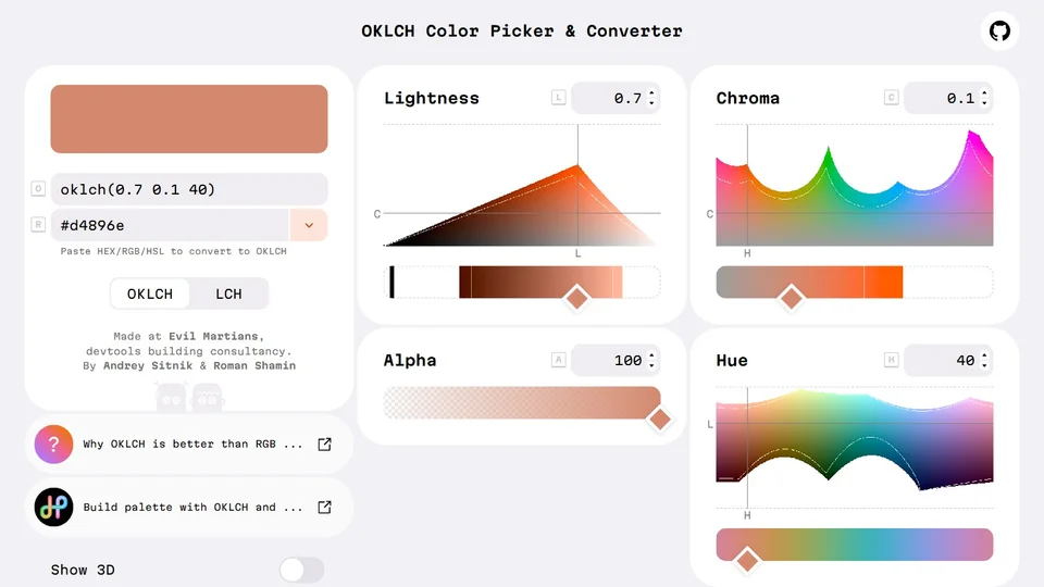 OKLCH preview