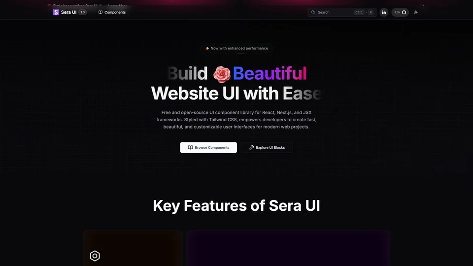Sera UI preview