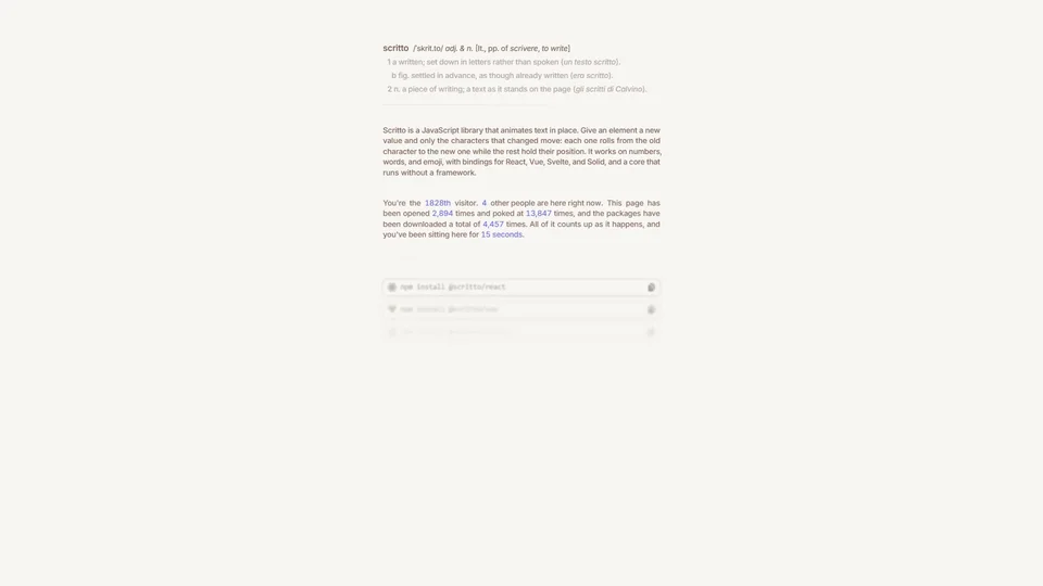 Scritto preview