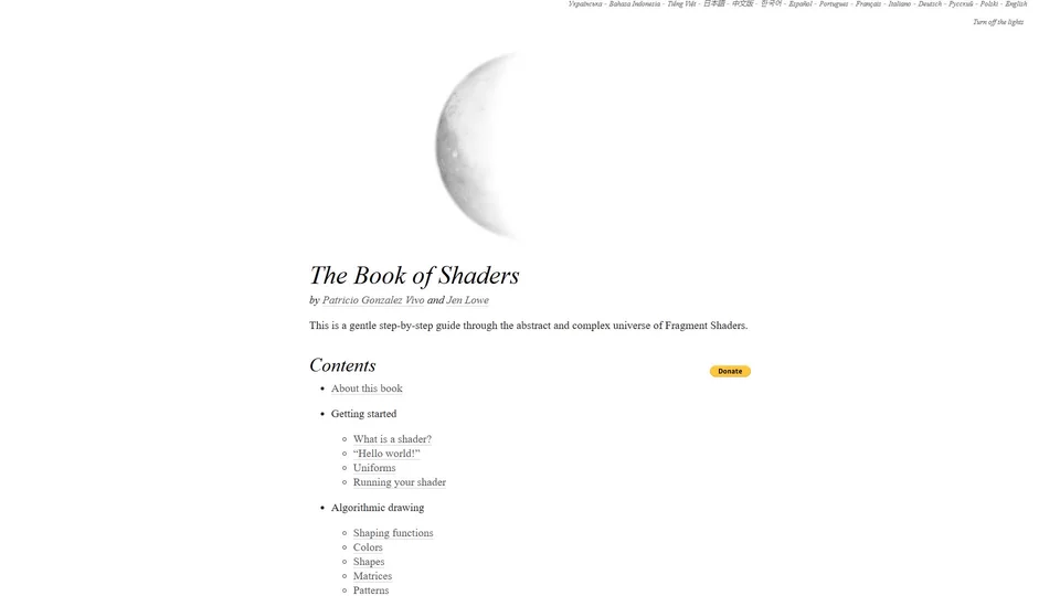 Book of Shaders preview