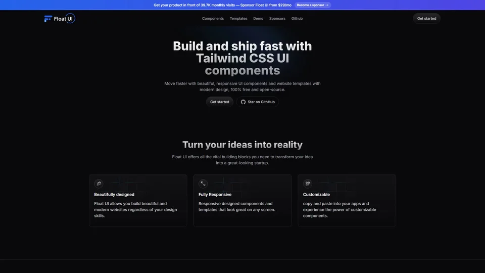 Float UI preview