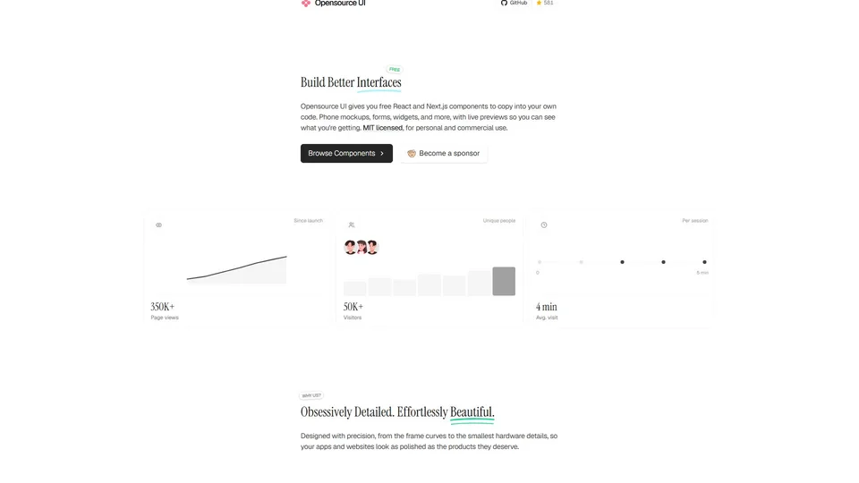 Opensource UI preview