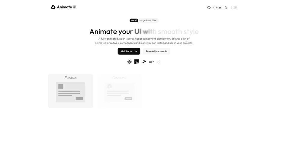 Animate UI preview