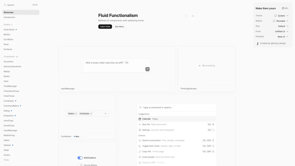 Fluid Functionalism preview