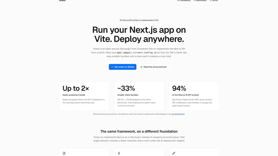 Vinext preview