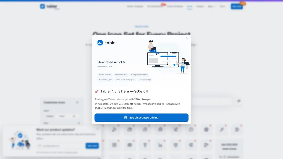 Tabler Icons preview