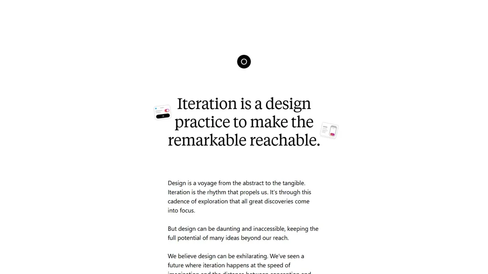 Iteration preview