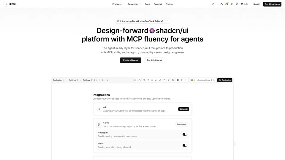 Re UI preview