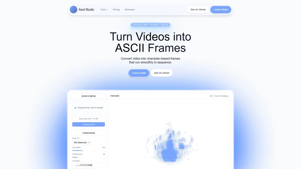 ASCII Studio preview