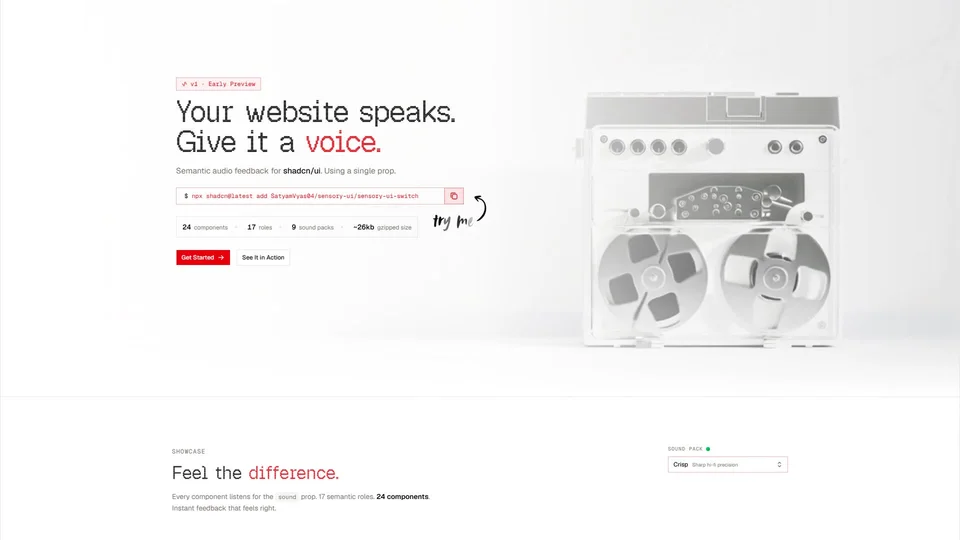 sensory-ui preview