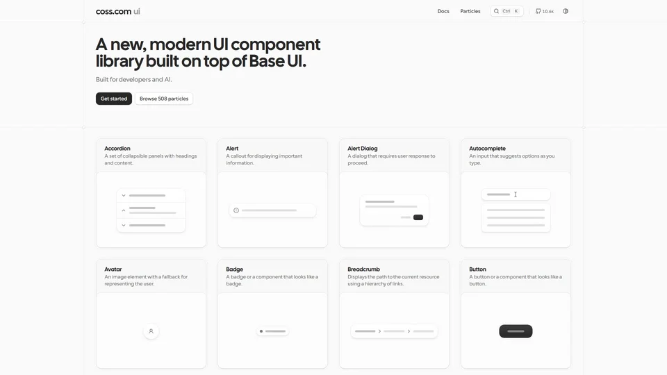 coss ui preview
