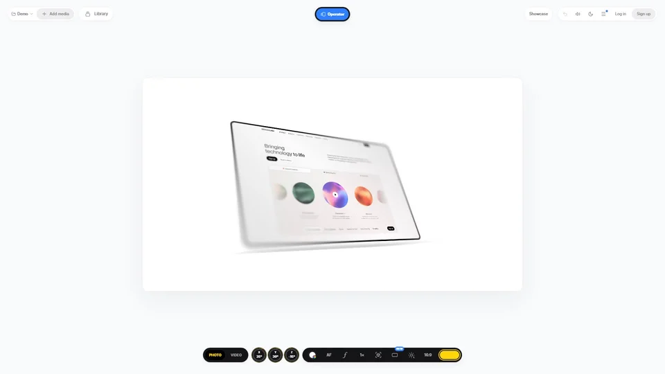 ui.camera preview