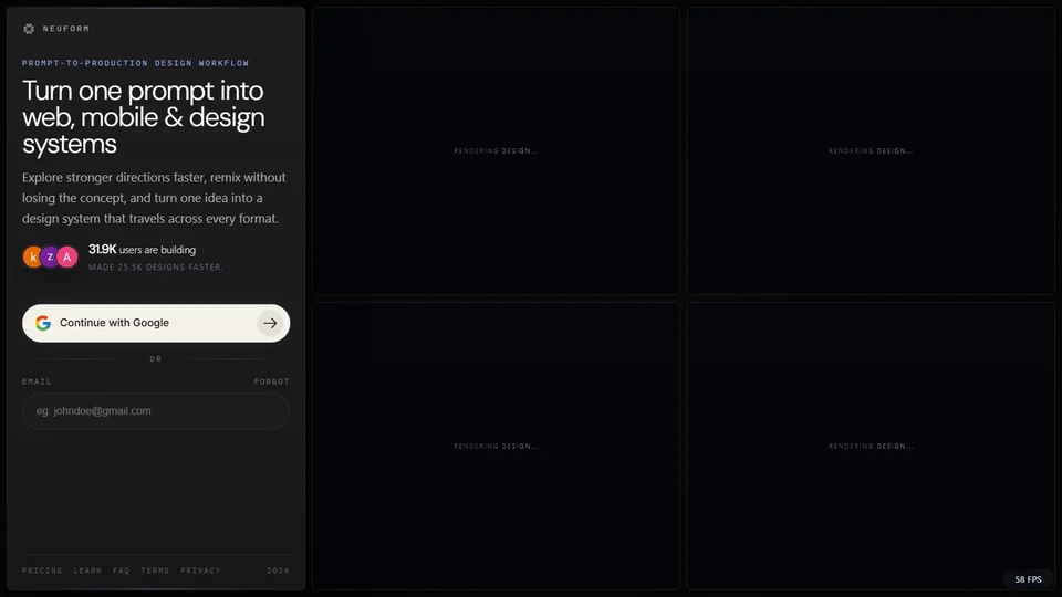 Neuform preview