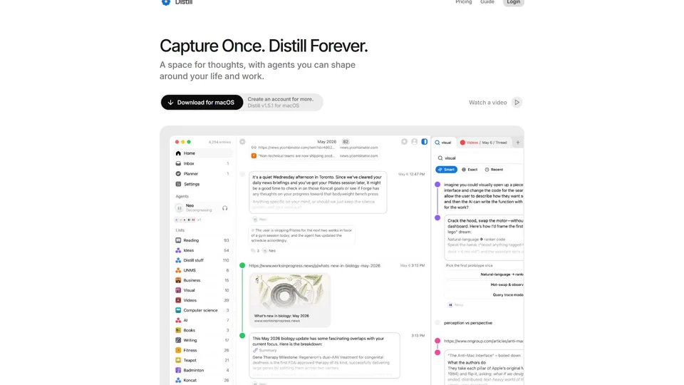 Distill preview