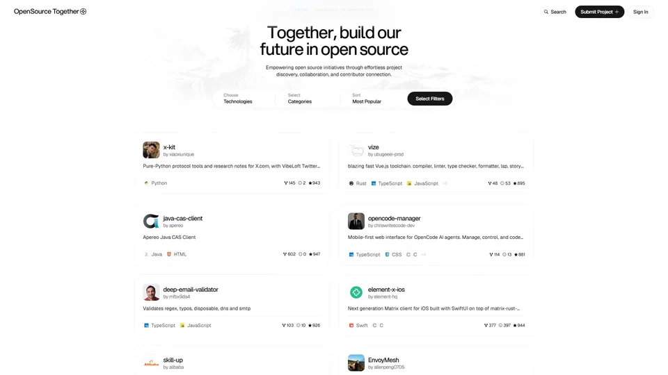 Open Source Together preview