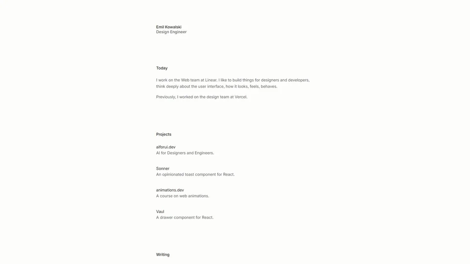 Emil Kowalski preview