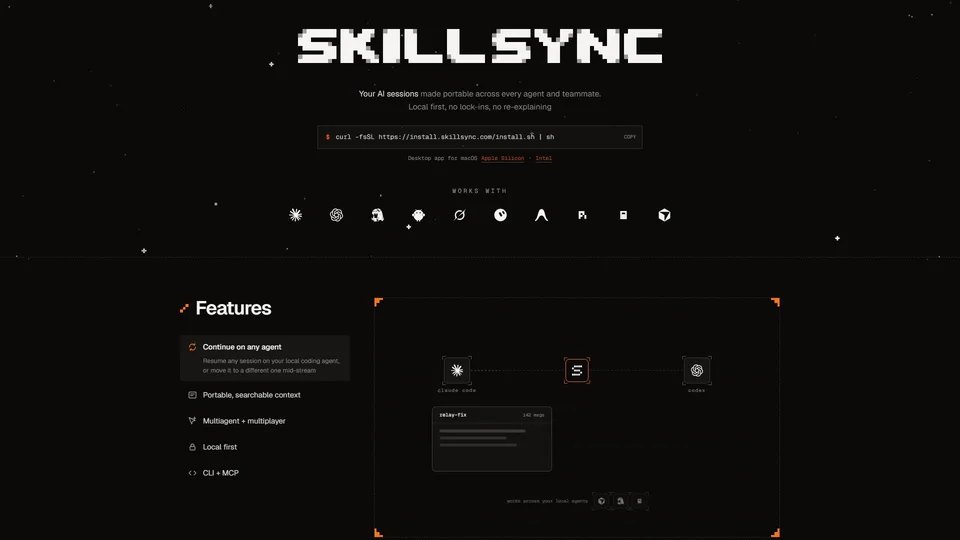 SkillSync preview