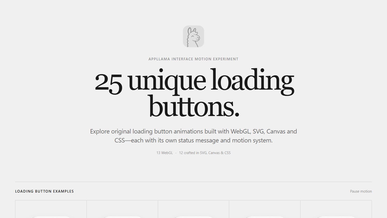 Loader Buttons preview