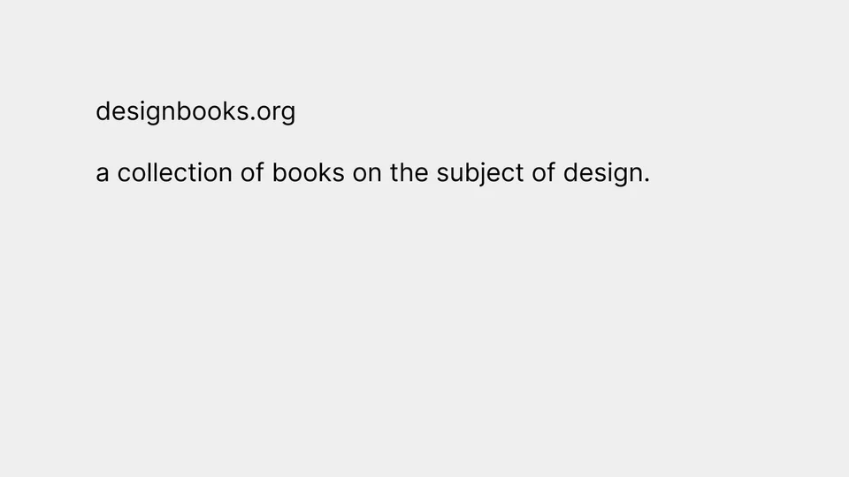 Design Books preview